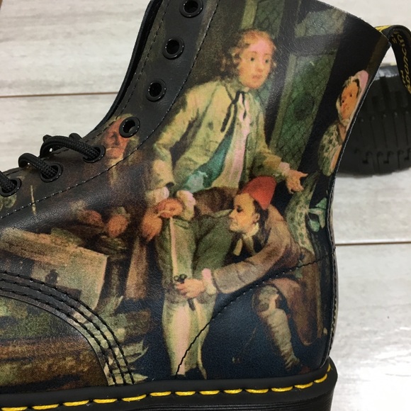 Dr. Martens 1460 Pascal Hogarth Renaissance Boots - Picture 5 of 8